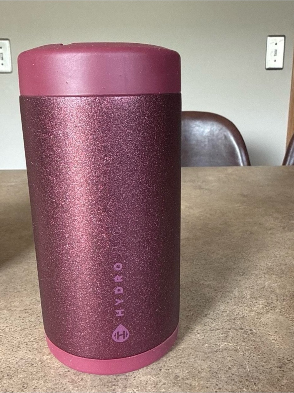 HydroJug Glitter Burgandy